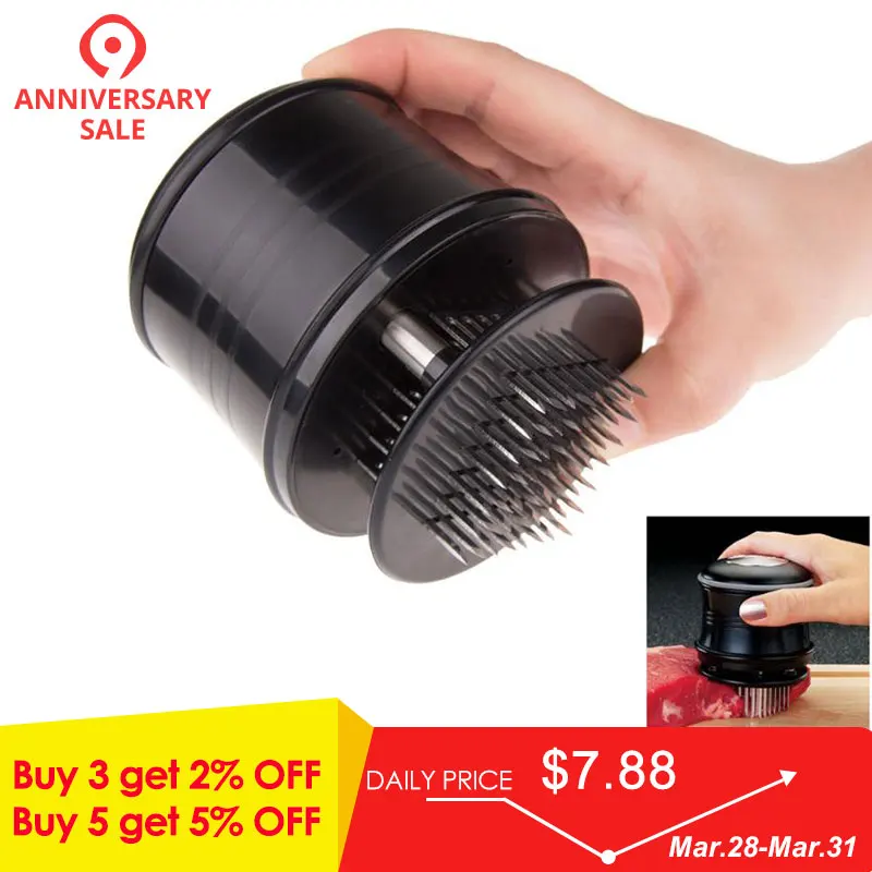 56 Blades Needle Meat Tenderizer Stainless Steel Knife Meat Beaf Steak Meat Tenderizer Useful Kitchen Cooking Tools
56 Blades Needle Meat Tenderizer Stainless Steel Knife Meat Beaf Steak Meat Tenderizer Useful Kitchen Cooking Tools