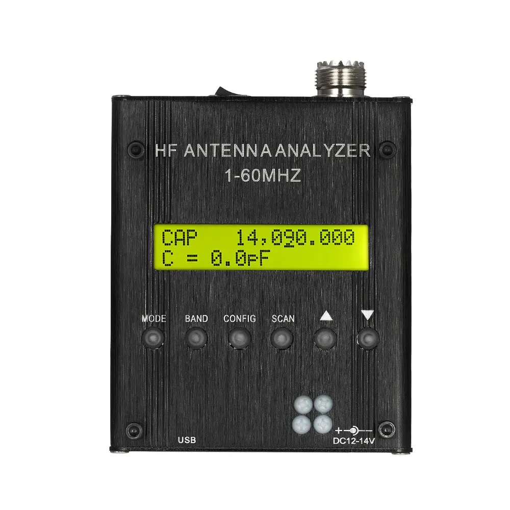 MR300 Digital Shortwave Antenna Analyzer 1-60MHz RF SWR impedance(resistance+reactance) capacitance inductance tester for Ham
MR300 Digital Shortwave Antenna Analyzer 1-60MHz RF SWR impedance(resistance+reactance) capacitance inductance tester for Ham