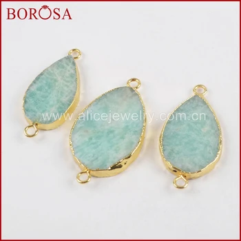 BOROSA Stylish 5/10pcs Drop Gems Amazon Stone Connectors,Gold Color Drusy Gems Connector Double Charm for Jewelry DIY WX880
BOROSA Stylish 5/10pcs Drop Gems Amazon Stone Connectors,Gold Color Drusy Gems Connector Double Charm for Jewelry DIY WX880
