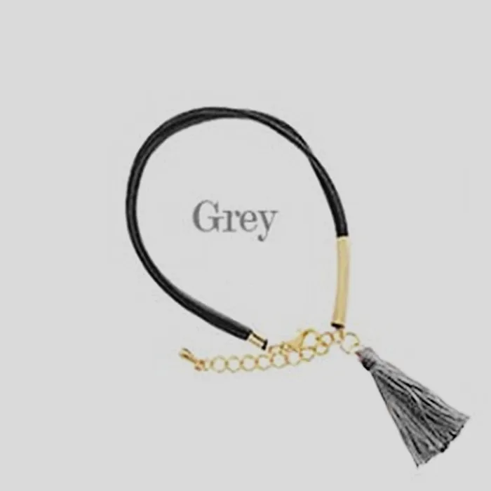 Новый режим черных ювелирных изделий Модные простые кожаные браслеты Подарки
