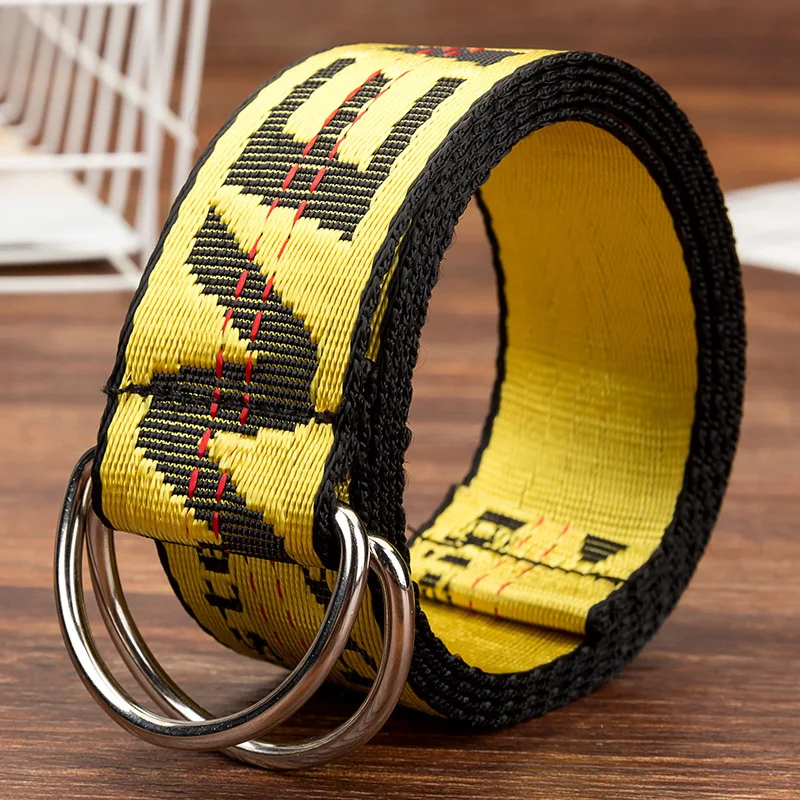 Belts Women Fashion Personality Letter Belts European and American Style High Quality Canvas Belt Big Size Belts
Belts Women Fashion Personality Letter Belts European and American Style High Quality Canvas Belt Big Size Belts