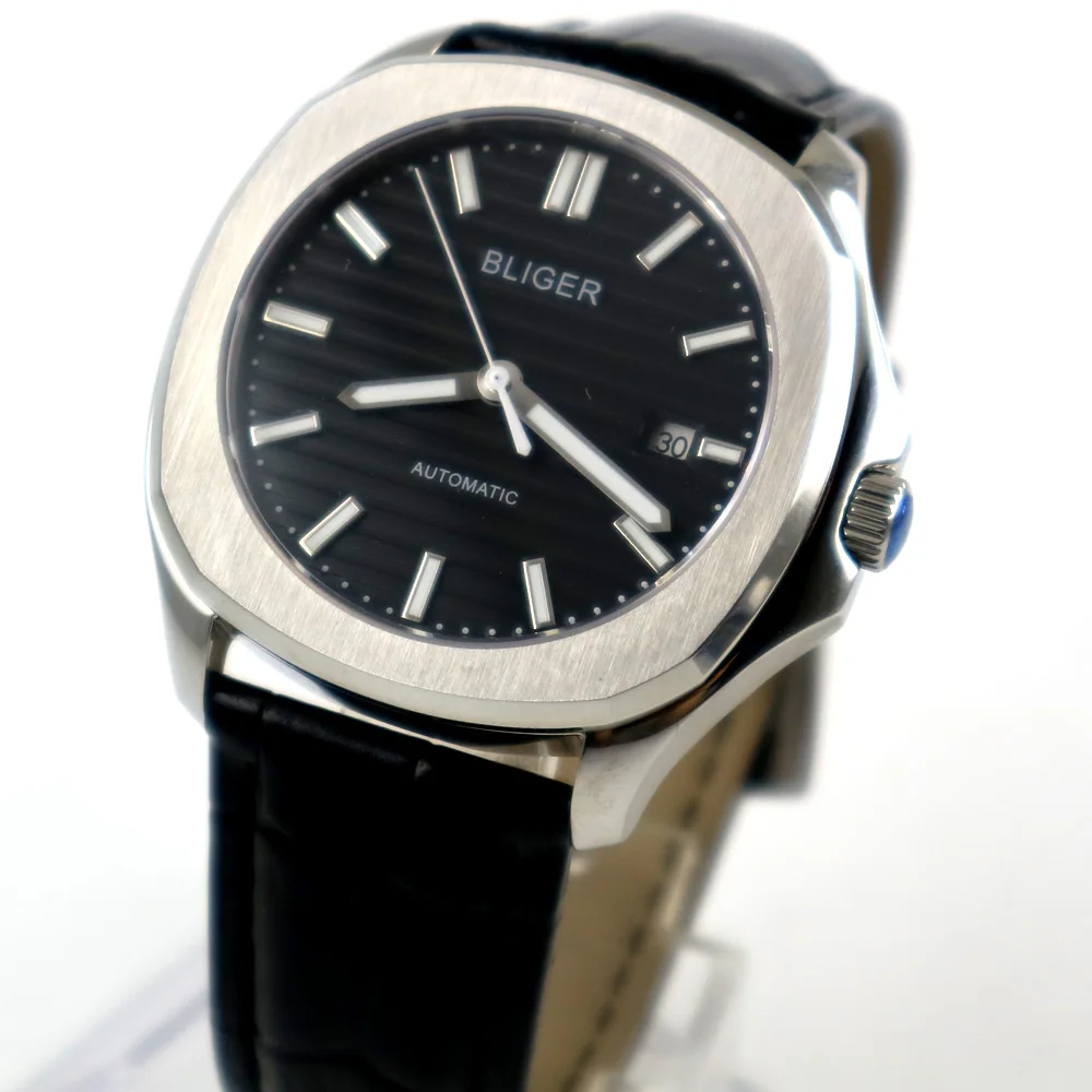 0mm Bliger Gradient navy Black dial dialdate window sapphire glass automatic mens watch
0mm Bliger Gradient navy Black dial dialdate window sapphire glass automatic mens watch