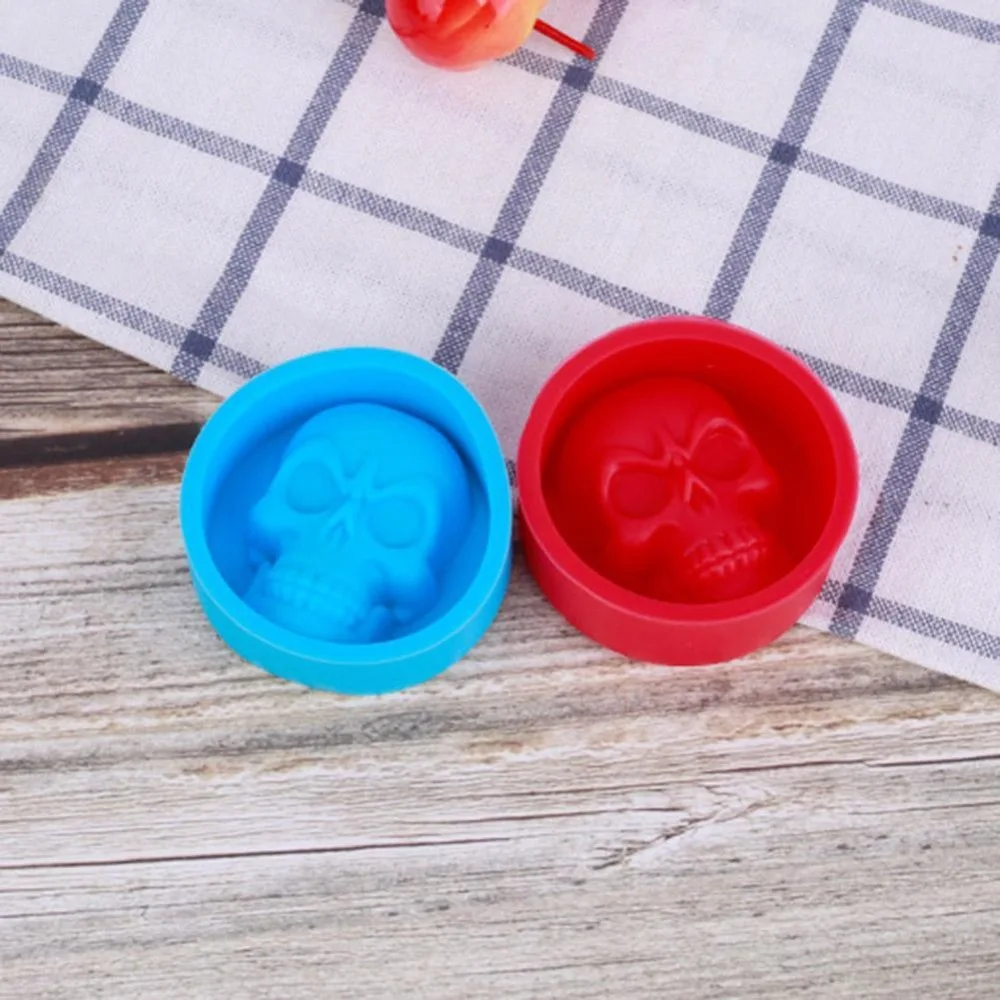 3D Skull Head Silicone Mold Ice Cube Tray Pudding Mold Home Party Fondant Cake Chocolate DIY Ice Maker Household Use Cake Tools
3D Skull Head Silicone Mold Ice Cube Tray Pudding Mold Home Party Fondant Cake Chocolate DIY Ice Maker Household Use Cake Tools