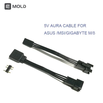 Fancier AURA Cable connect to MSI/ASUS/GIGABYTE motherbaord 5v 3pin header,convert mainboard cable ,drop shipping ,wholesale
Fancier AURA Cable connect to MSI/ASUS/GIGABYTE motherbaord 5v 3pin header,convert mainboard cable ,drop shipping ,wholesale