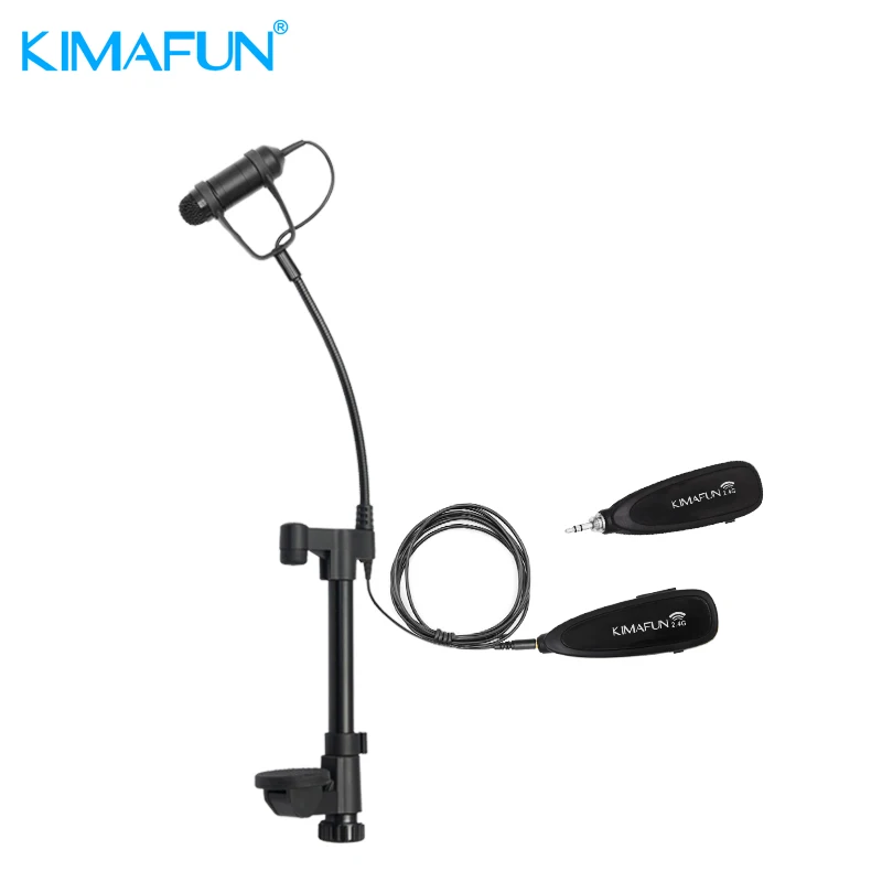 KIMAFUN Professional 2.4G Wireless Instrument Microphone System Receiver&Transmitter for Violin,Guitar,Viola,Cello,Mandolin
KIMAFUN Professional 2.4G Wireless Instrument Microphone System Receiver&Transmitter for Violin,Guitar,Viola,Cello,Mandolin