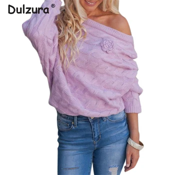 The Color of Year 2018 Purple Sweaters Women Thick Warm Cold Shoulder Sweaters Pullovers Fashion Floral Knitted Jumpers Tops
The Color of Year 2018 Purple Sweaters Women Thick Warm Cold Shoulder Sweaters Pullovers Fashion Floral Knitted Jumpers Tops