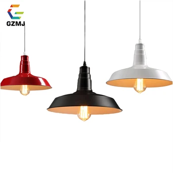 GZMJ Modern Metal LED Hanging Lamp 90-260V Black/White/Red/Blue/Green/Yellow Bedroom Hanglamp E27 Pot Cover Loft Pendant Lights
GZMJ Modern Metal LED Hanging Lamp 90-260V Black/White/Red/Blue/Green/Yellow Bedroom Hanglamp E27 Pot Cover Loft Pendant Lights