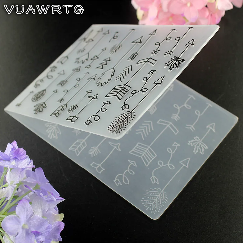 VUAWRTG Arrow Embossing Folders for DIY Scrapbooking Paper Craft/Card Making Decoration Supplies
VUAWRTG Arrow Embossing Folders for DIY Scrapbooking Paper Craft/Card Making Decoration Supplies