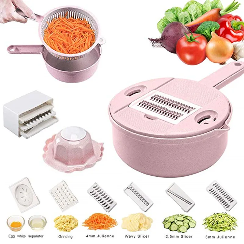 Multi-function Manual Vegetable Fruit Cutter Food Chopper Potato Slicer Dicer Stainless Steel Mandoline Grater Kitchen Tools
Multi-function Manual Vegetable Fruit Cutter Food Chopper Potato Slicer Dicer Stainless Steel Mandoline Grater Kitchen Tools