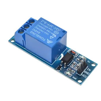 1 Channel 5V relay module with optical coupling isolation relay MCU expansion board high / level trigger
1 Channel 5V relay module with optical coupling isolation relay MCU expansion board high / level trigger