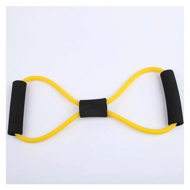 Resistance 8 Type Muscle Chest Expander Rope Workout Fitness Exercise Yoga Tube Sports Pulling Exerciser Resistance 8 Type Muscle Chest Expander Rope Workout Fitness Exercise Yoga Tube Sports Pulling Exerciser