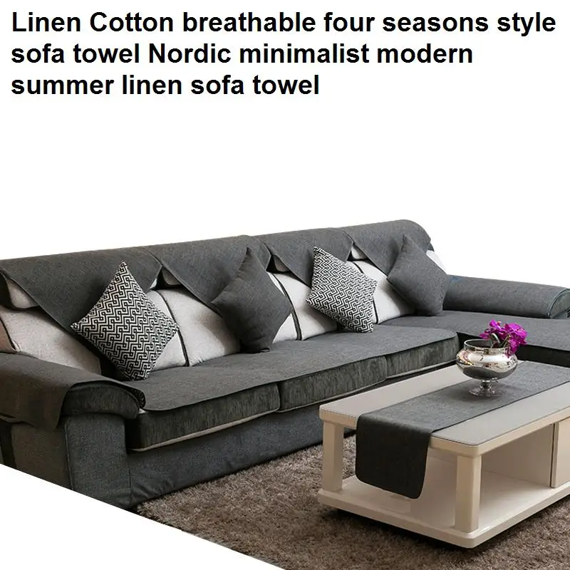 Linen Cotton breathable four seasons style sofa towel Nordic minimalist modern summer linen sofa towel
Linen Cotton breathable four seasons style sofa towel Nordic minimalist modern summer linen sofa towel