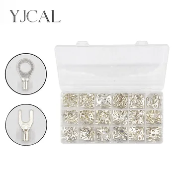 U-typ 420Pcs/ Box Lug Ring Spade Non Insulated Electrical Crimp Cord Wire End Insulation Cable Connector Cold Press Terminals
U-typ 420Pcs/ Box Lug Ring Spade Non Insulated Electrical Crimp Cord Wire End Insulation Cable Connector Cold Press Terminals