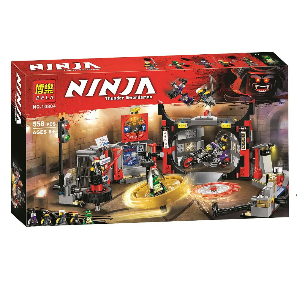 Bela NINJAGOES S.O.G. Headquarters Building Kit Compatible with Legoingly 70640 Bricks Toys For Children (558 Pieces)
Bela NINJAGOES S.O.G. Headquarters Building Kit Compatible with Legoingly 70640 Bricks Toys For Children (558 Pieces)