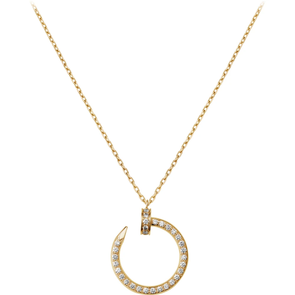 Classic Design Gold Silver Carats Collier Nail Love Necklaces & Pendants CZ Paved Nail Necklaces Women CZ Jewelry Collar Kolye
Classic Design Gold Silver Carats Collier Nail Love Necklaces & Pendants CZ Paved Nail Necklaces Women CZ Jewelry Collar Kolye