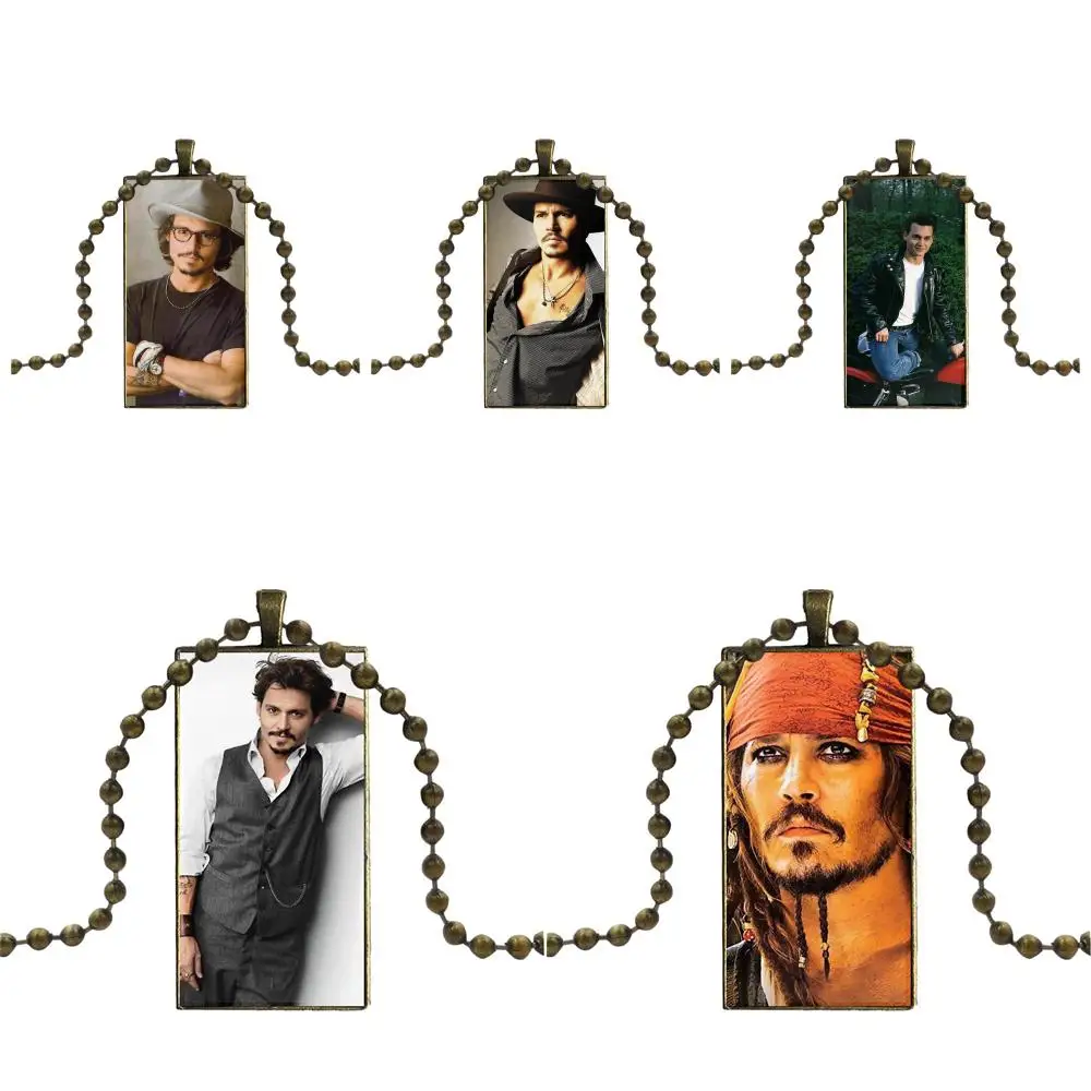 Actor Johnny Depp Vintage Jewelry Bronze Plated With Glass Cabochon Choker Long Pendant Rectangle Necklace For Women Children
Actor Johnny Depp Vintage Jewelry Bronze Plated With Glass Cabochon Choker Long Pendant Rectangle Necklace For Women Children