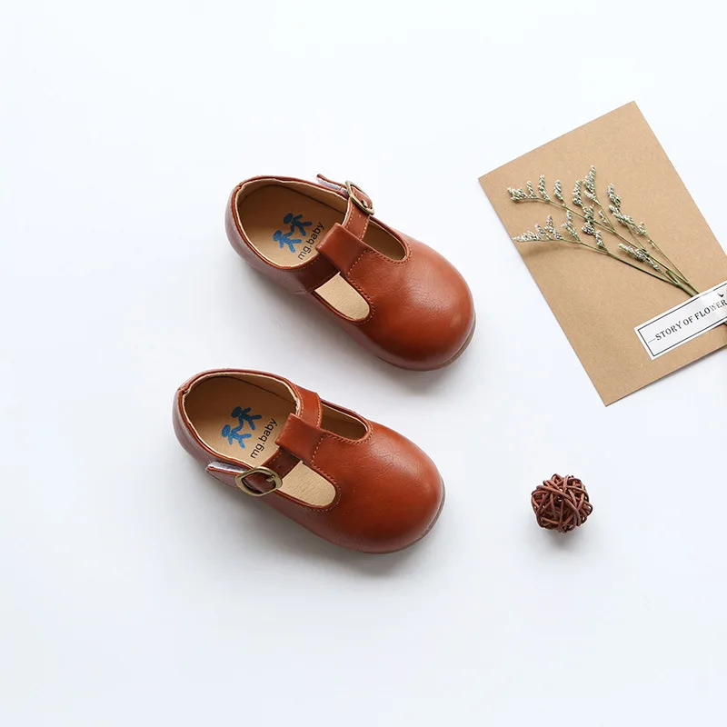 High Quality Children Leather Shoes Kids Footwear Girls Vintage Single Shoes School Flat Shoes
High Quality Children Leather Shoes Kids Footwear Girls Vintage Single Shoes School Flat Shoes