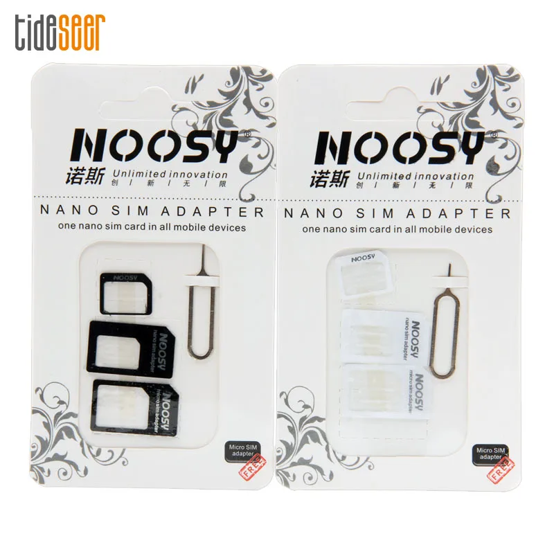 100pcs SIM Card Adapter 4 in 1 Nano Micro SIM Adapters Standard SIM Card Adapters Eject Pin For iPhone 4S 5 All Phones
100pcs SIM Card Adapter 4 in 1 Nano Micro SIM Adapters Standard SIM Card Adapters Eject Pin For iPhone 4S 5 All Phones