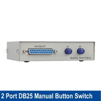 2 Port DB25 Pararell splitter LPT Printer Sharing Switch Selector Manual Button Press 2computers share a printer MT-25-2
2 Port DB25 Pararell splitter LPT Printer Sharing Switch Selector Manual Button Press 2computers share a printer MT-25-2