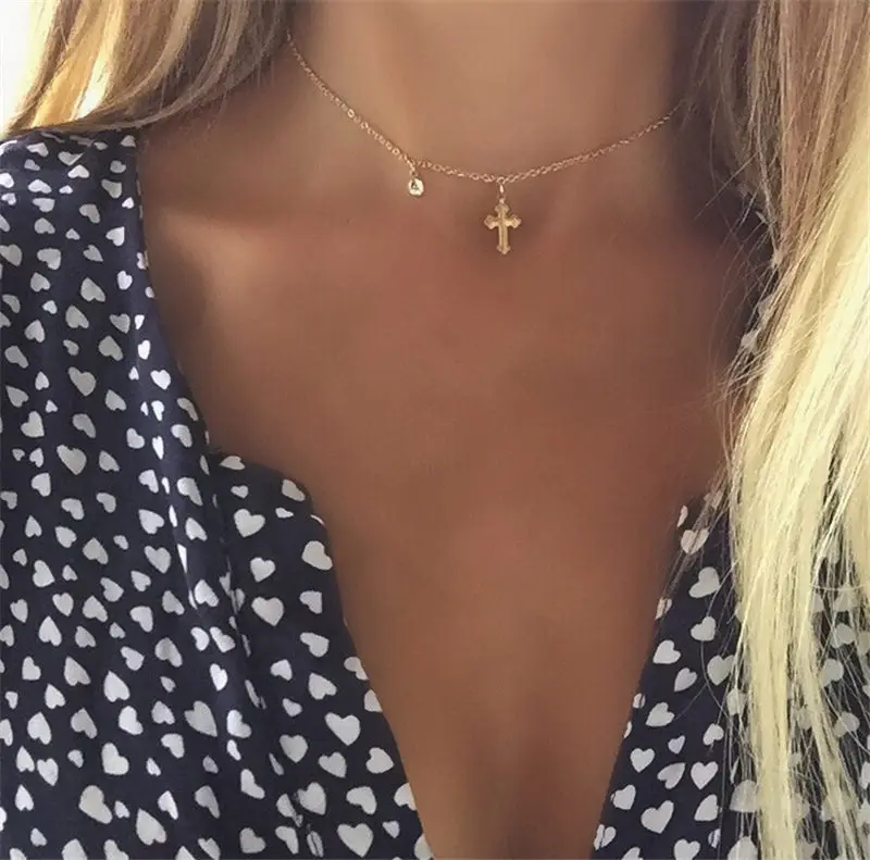 2019 Summer Cross Necklace Gold Chain in Small Cross Religious Women's Jewelry Necklace Gift for Friend Wholesale
2019 Summer Cross Necklace Gold Chain in Small Cross Religious Women's Jewelry Necklace Gift for Friend Wholesale