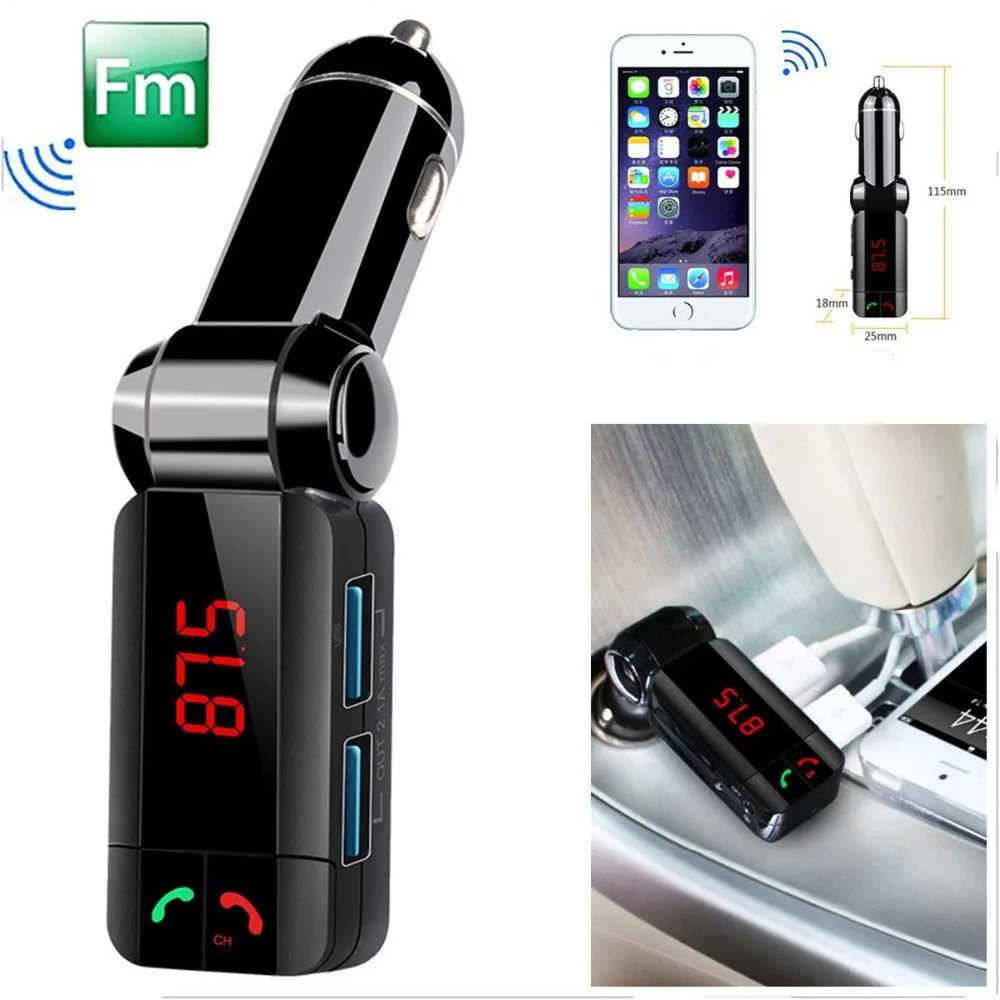 Car MP3 Bluetooth Player FM Transmitter Wireless FM Modulator Car Kit HandsFree Audio MP3 Car Usb Charger For iPhone & Android
Car MP3 Bluetooth Player FM Transmitter Wireless FM Modulator Car Kit HandsFree Audio MP3 Car Usb Charger For iPhone & Android