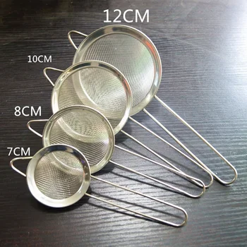 Stainless Steel Fine Mesh Strainer Colander Flour Sieve with Handle Juice and Tea Strainer Kitchen Tools wen7062
Stainless Steel Fine Mesh Strainer Colander Flour Sieve with Handle Juice and Tea Strainer Kitchen Tools wen7062