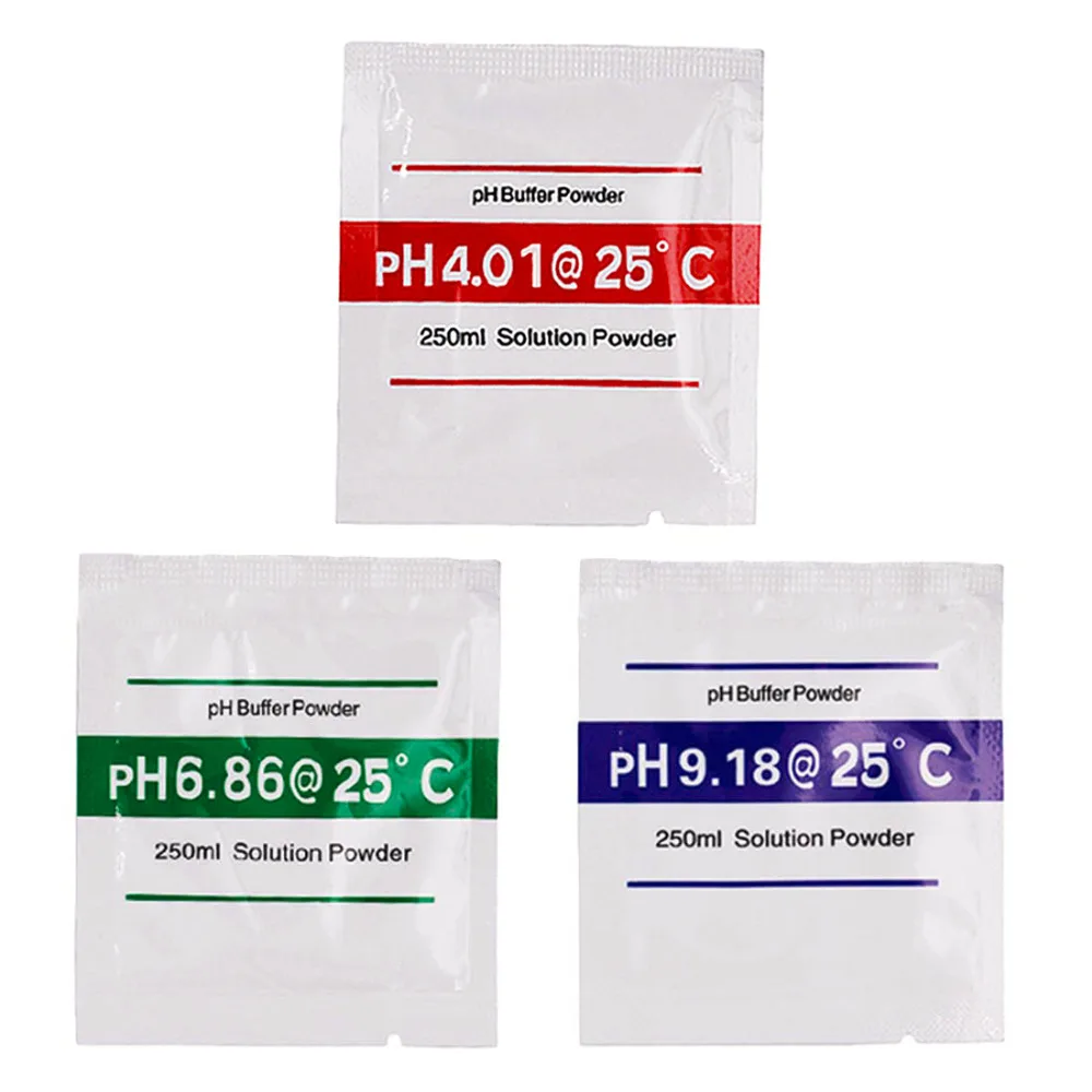 3Pcs PH Buffer Powder 4.01 6.86 9.18 Calibration Point PH Buffer Powder Measure Calibration Solution For PH Test Meter
3Pcs PH Buffer Powder 4.01 6.86 9.18 Calibration Point PH Buffer Powder Measure Calibration Solution For PH Test Meter