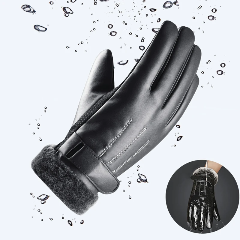 Winter Riding Leather Gloves Mens Plus Velvet Thickening Skiproof Windproof Waterproof Touch Screen Warm Motorcycle Outdoor
Winter Riding Leather Gloves Mens Plus Velvet Thickening Skiproof Windproof Waterproof Touch Screen Warm Motorcycle Outdoor