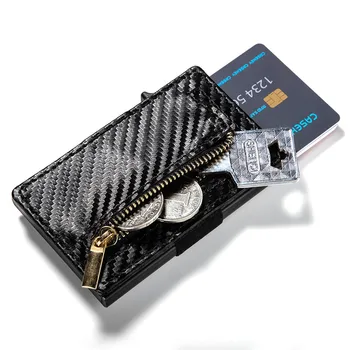 BISI GORO 2020 New Arrival Credit Card Holder Business PU Leather Carbon Fiber Black Card Wallet Card Case RFID Blocking Purses
BISI GORO 2020 New Arrival Credit Card Holder Business PU Leather Carbon Fiber Black Card Wallet Card Case RFID Blocking Purses