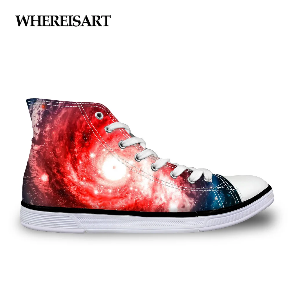 WHEREISART 2019 High Top Vulcanized Shoes for Women Galaxy Female Lace-up Canvas Shoes Flat 3D Whirlpool Print Women's Sneakers
WHEREISART 2019 High Top Vulcanized Shoes for Women Galaxy Female Lace-up Canvas Shoes Flat 3D Whirlpool Print Women's Sneakers