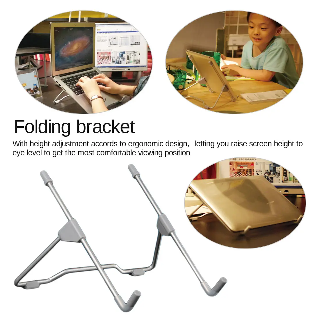 Laptop Bracket Radiator 14 Inch 15.6 Inch Aluminum Foldable Adjustable Angle Portable Stand for MacBook Pro Air Surface Heat
Laptop Bracket Radiator 14 Inch 15.6 Inch Aluminum Foldable Adjustable Angle Portable Stand for MacBook Pro Air Surface Heat