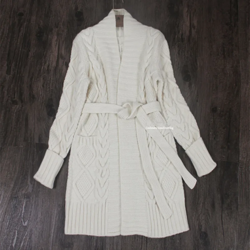 100%hand made high grade goat cashmere add thick women fashion sashes mid long cardigan coat S-XL wholesale retail customize
100%hand made high grade goat cashmere add thick women fashion sashes mid long cardigan coat S-XL wholesale retail customize