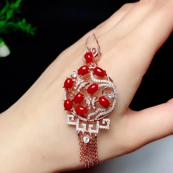Luxury Retro Tassels Butterfly Natural red coral necklace pendant S925 silver natural gemstone pendant girlfriend gift jewelry
Luxury Retro Tassels Butterfly Natural red coral necklace pendant S925 silver natural gemstone pendant girlfriend gift jewelry