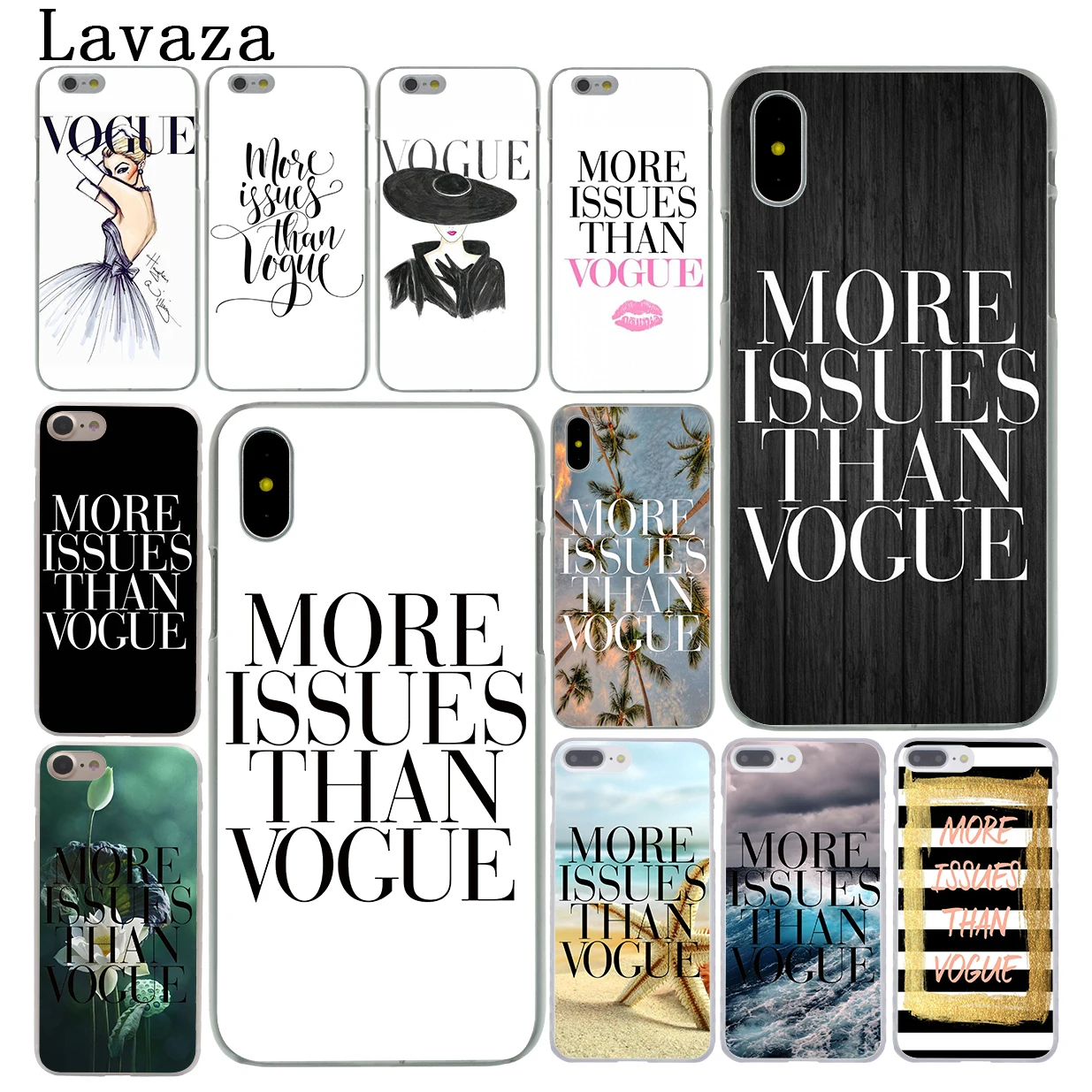 Lavaza Brand New More Issues than Vogue Poster Hard Phone Case for iPhone XR X XS 11 Pro Max 10 7 8 6 6S 5 5S SE 4S 4 Cover
Lavaza Brand New More Issues than Vogue Poster Hard Phone Case for iPhone XR X XS 11 Pro Max 10 7 8 6 6S 5 5S SE 4S 4 Cover