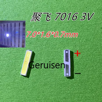 200pcs/lot JUFEI LED 7016 LED Backlight TV DOUBLE CHIPS Cool white High Power 1.2W 3V 7016 for LED LCD Backlight TV Application
200pcs/lot JUFEI LED 7016 LED Backlight TV DOUBLE CHIPS Cool white High Power 1.2W 3V 7016 for LED LCD Backlight TV Application