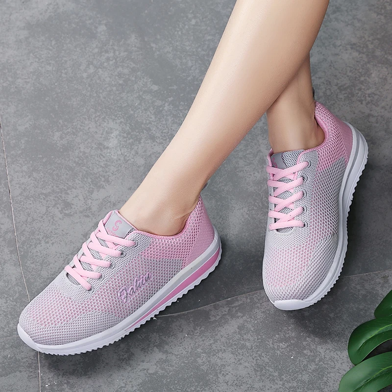 Tennis Shoes For Women Flying Woven Breathable Gym Shoes Women Sports Shoes Comfortable Platform Sneakers Women Zapatos De Mujer
Tennis Shoes For Women Flying Woven Breathable Gym Shoes Women Sports Shoes Comfortable Platform Sneakers Women Zapatos De Mujer