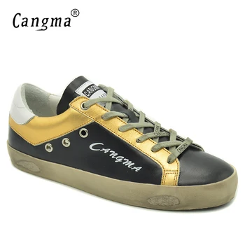 CANGMA 2017 Women Shoes Brand Genuine Leather Sneakers Lace-up Female Shoes Black Breathable Footwear For Girls Plus Size
CANGMA 2017 Women Shoes Brand Genuine Leather Sneakers Lace-up Female Shoes Black Breathable Footwear For Girls Plus Size