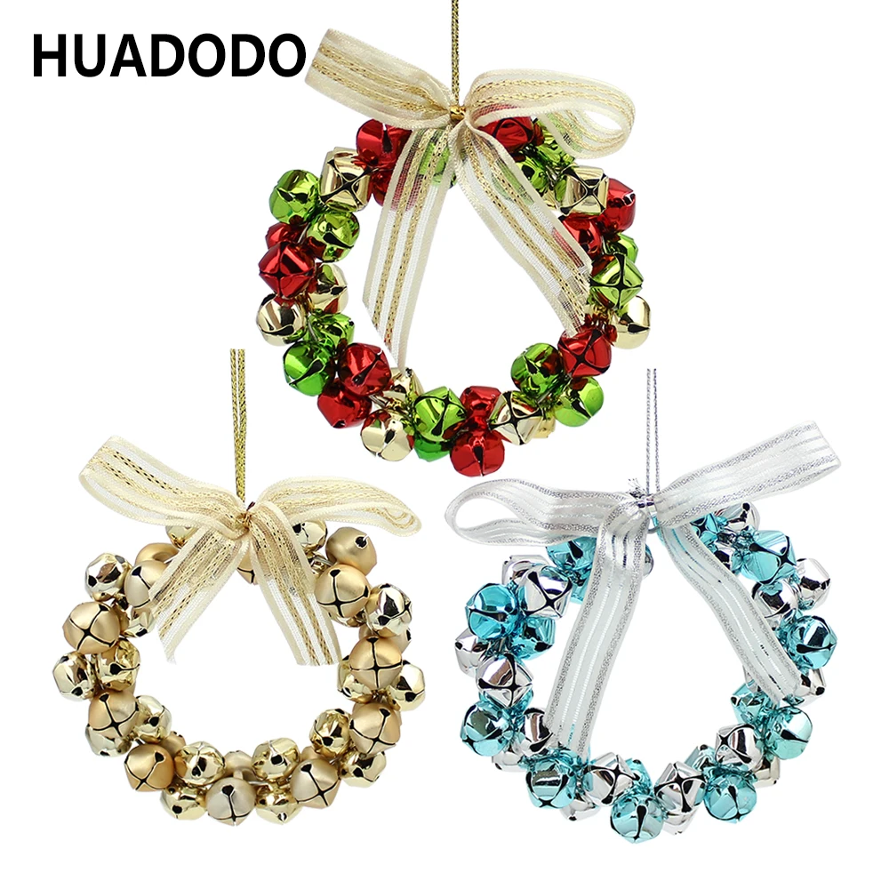 HUADODO Christmas Bells Wreath Pendants Ornaments Jingle Bell for Xmas Tree Door Hanging Ornaments Christmas Party Decorations
HUADODO Christmas Bells Wreath Pendants Ornaments Jingle Bell for Xmas Tree Door Hanging Ornaments Christmas Party Decorations