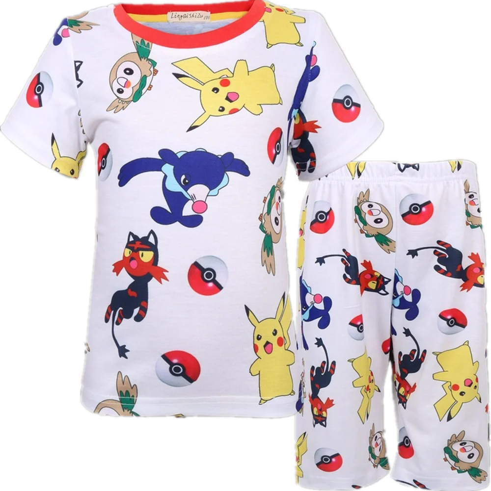 New Kids Clothes Boys/Girls cotton pokemon go Casual Sets Baby Clothing Retail Lol Cartoon Children Tops+Pants 2Pcs set pajamas
New Kids Clothes Boys/Girls cotton pokemon go Casual Sets Baby Clothing Retail Lol Cartoon Children Tops+Pants 2Pcs set pajamas