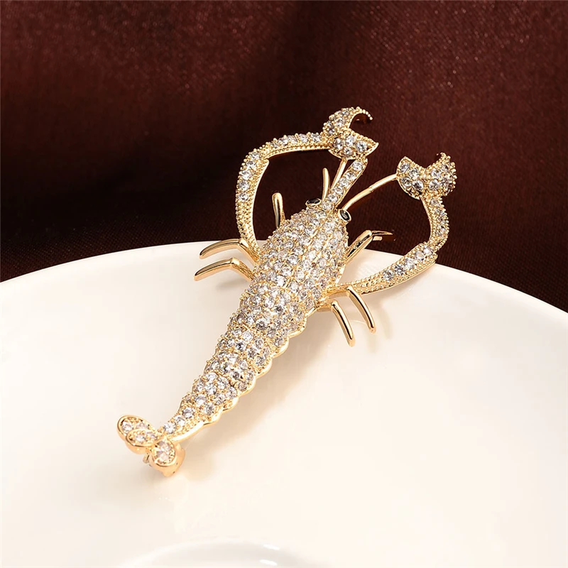 Lobster Brooches Pins (5)