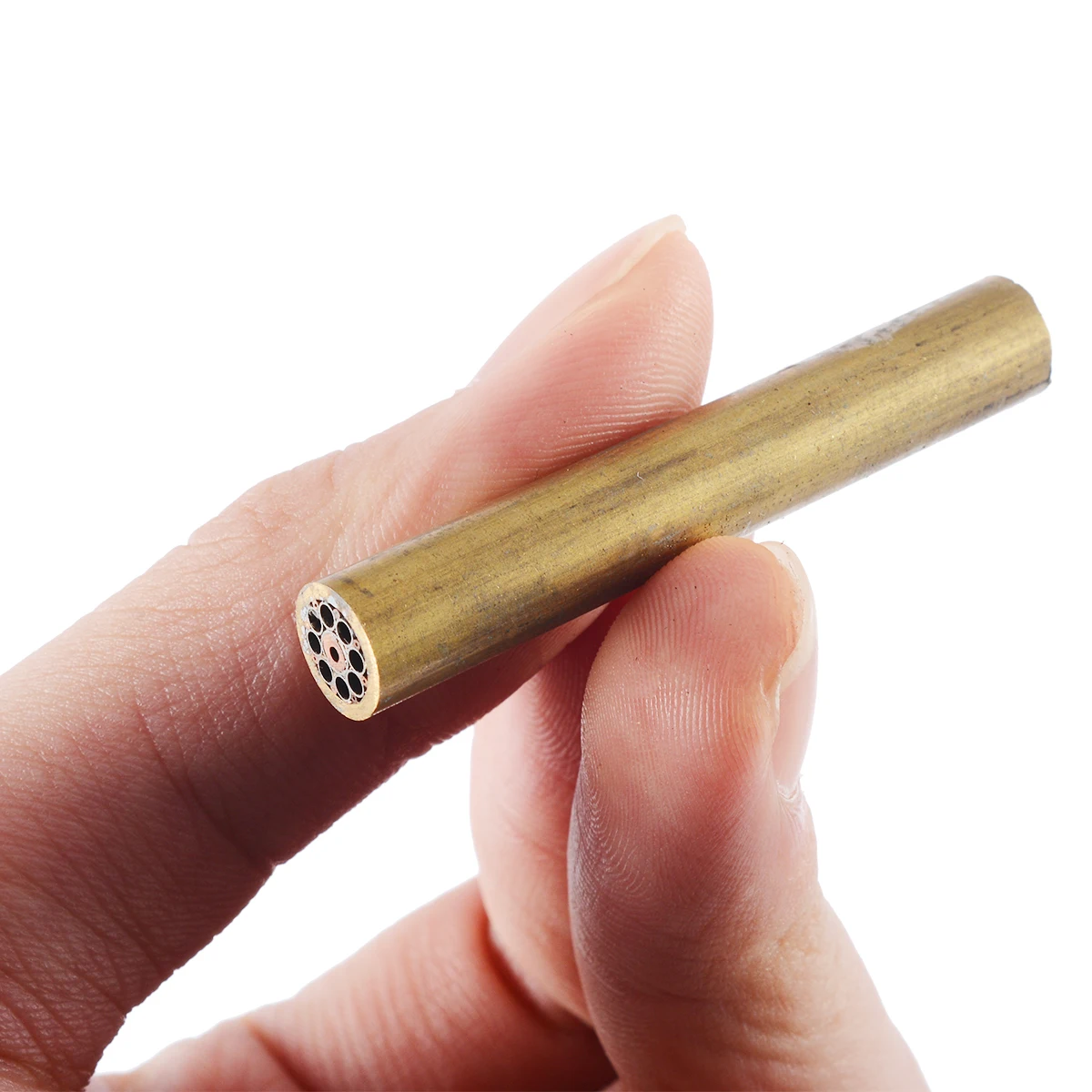 1pc 8mm Dia Mosaic Pin Rivet Brass Tube Sword Tool Handle Decoration Craft Material for DIY Knife Handle