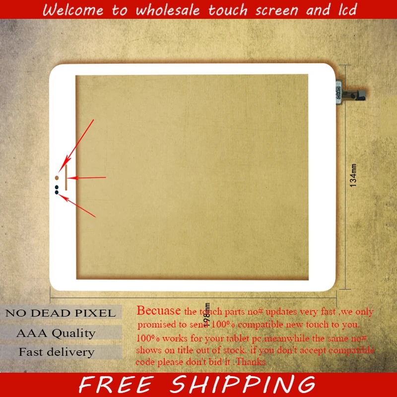 Free film+7.9" Tablet touch screen Panel For Onda V819 3G 300-L4791C-A00 80701-0a4791c Touch Screen Digitizer Glass Sens
Free film+7.9" Tablet touch screen Panel For Onda V819 3G 300-L4791C-A00 80701-0a4791c Touch Screen Digitizer Glass Sens