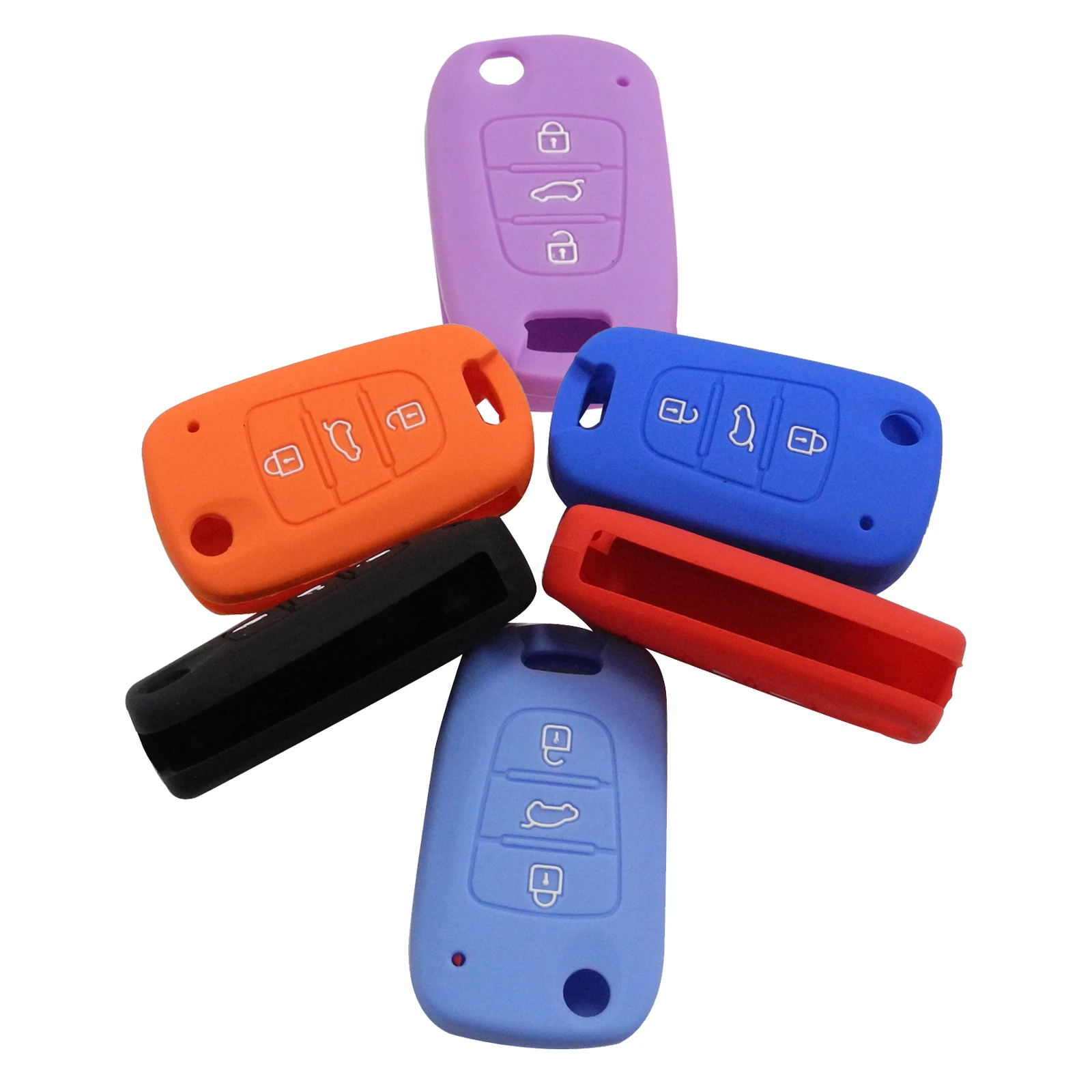 3 Buttons Car Key Case Cover Silicone Shell Folding Key Cover For Kia RIO K2 K5 Sportage Sorento
3 Buttons Car Key Case Cover Silicone Shell Folding Key Cover For Kia RIO K2 K5 Sportage Sorento
