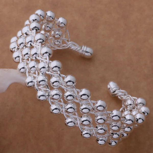 AB126 Hot 925 sterling silver bangle bracelet, 925 silver fashion jewelry grape particle /ajhajaoa alxajdea
AB126 Hot 925 sterling silver bangle bracelet, 925 silver fashion jewelry grape particle /ajhajaoa alxajdea