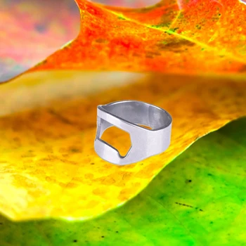 1pc Creative Versatile Ring-Shape Beer Bottle Opener 20mm/22mm Unique Stainless Steel Finger Ring
1pc Creative Versatile Ring-Shape Beer Bottle Opener 20mm/22mm Unique Stainless Steel Finger Ring