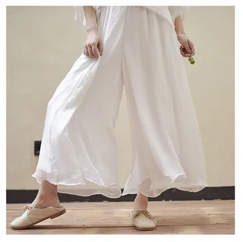 Summer Women Solid High Waist Boho Wide Leg Pants New Oversized Trouser Cotton Linen Loose Pants
Summer Women Solid High Waist Boho Wide Leg Pants New Oversized Trouser Cotton Linen Loose Pants