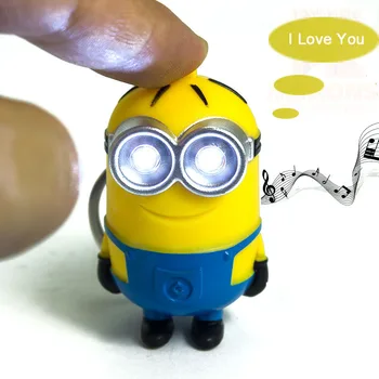 sozzy 1PCS Cute Cartoon Movie Mini Led PVC Action Figure