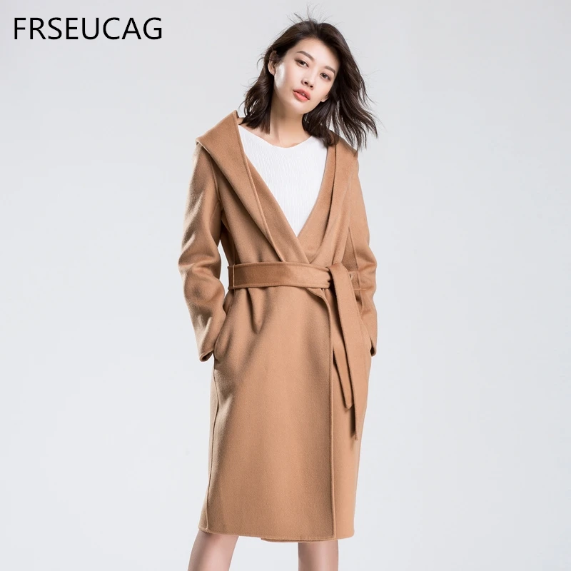 FRSEUCAG2018 Hot new high-end fashion double-sided woolen cloth coat long-sleeved knitted cardigan autumn and winter wool jacket
FRSEUCAG2018 Hot new high-end fashion double-sided woolen cloth coat long-sleeved knitted cardigan autumn and winter wool jacket