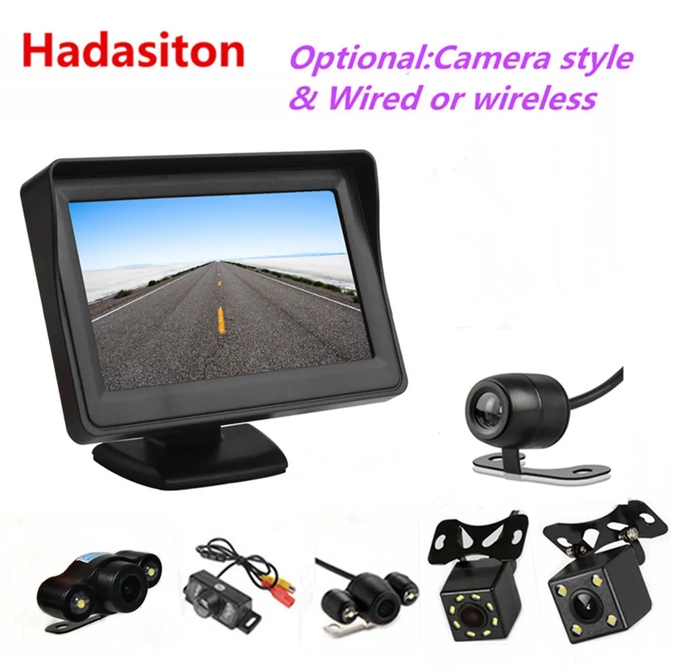 4.3" TFT LCD Color Screen Car Monitor reverse parking monitor with sunshade,Rearview camera optional
4.3" TFT LCD Color Screen Car Monitor reverse parking monitor with sunshade,Rearview camera optional