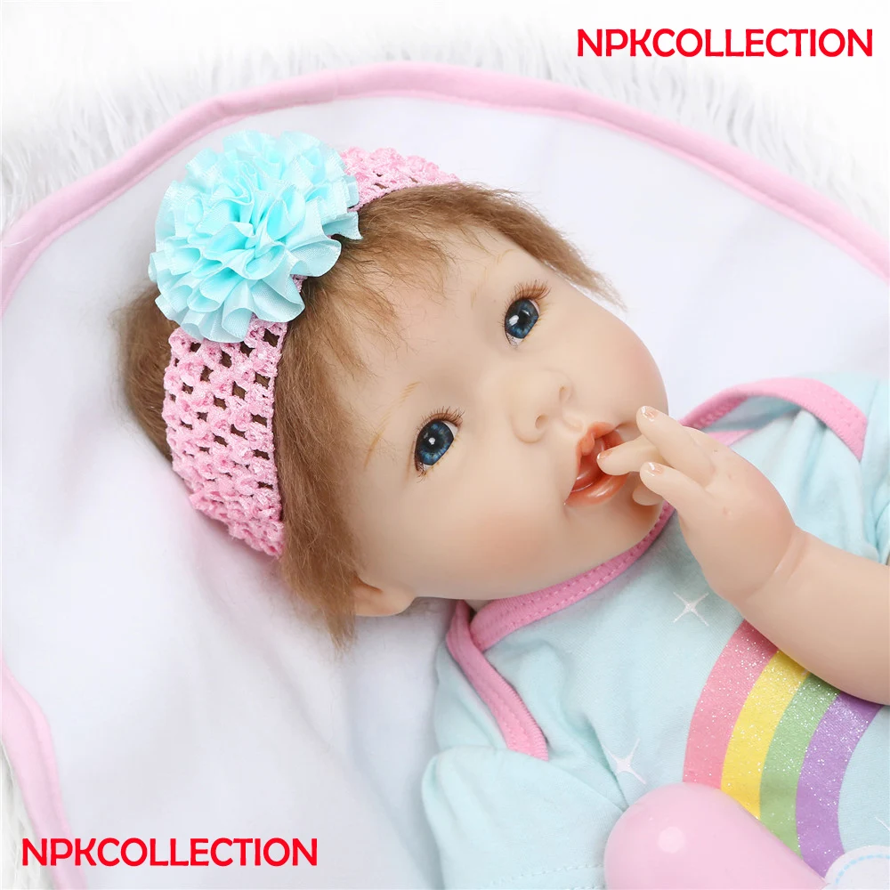 Lovely girl doll reborn 22" NPK soft silicone reborn baby dolls for children gift bebe realistic reborn bonecas
Lovely girl doll reborn 22" NPK soft silicone reborn baby dolls for children gift bebe realistic reborn bonecas